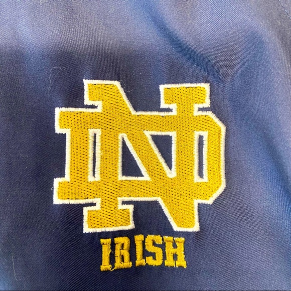 Vintage Russell Athletics Team Issue Notre Dame Windbreaker Size XLT - Picture 6 of 8